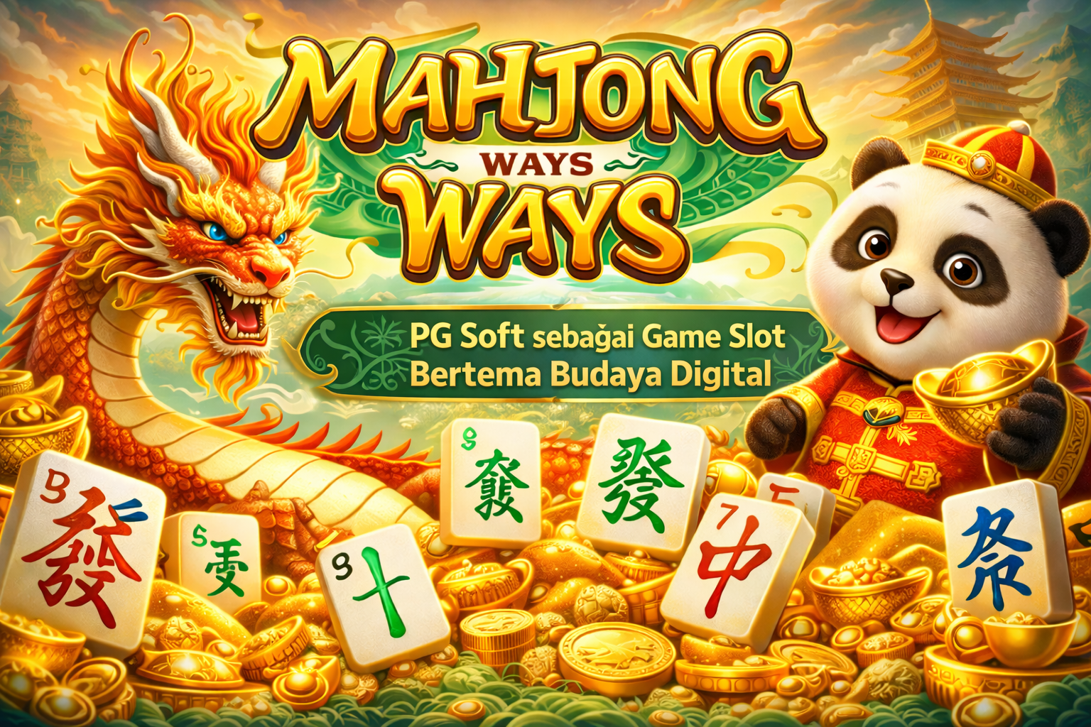 Mahjong Ways PG Soft sebagai Game Slot Bertema Budaya Digital